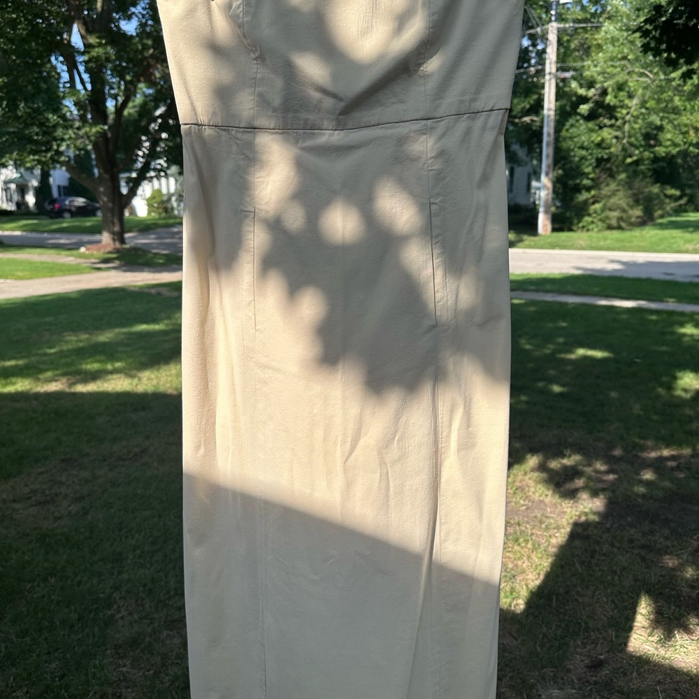 Ralph Lauren Beige Strapless Dress